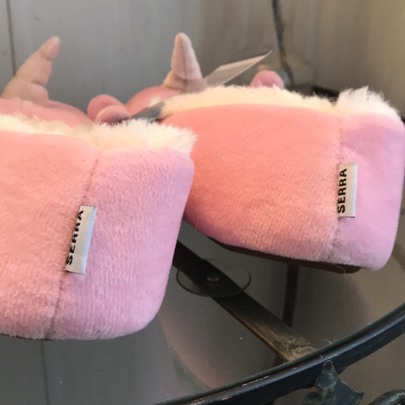 Ladies Unicorn Ballerina Style Slippers - Picture 7 of 9